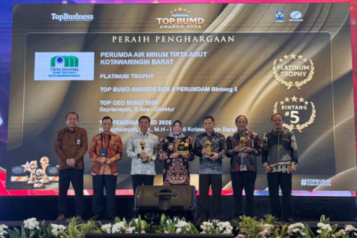 Kotawaringin Barat Raih Prestasi Nasional, Top BUMD Awards 2026