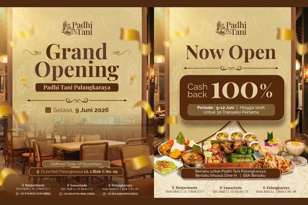 padhi tani grand opening di duta mall palangka raya |