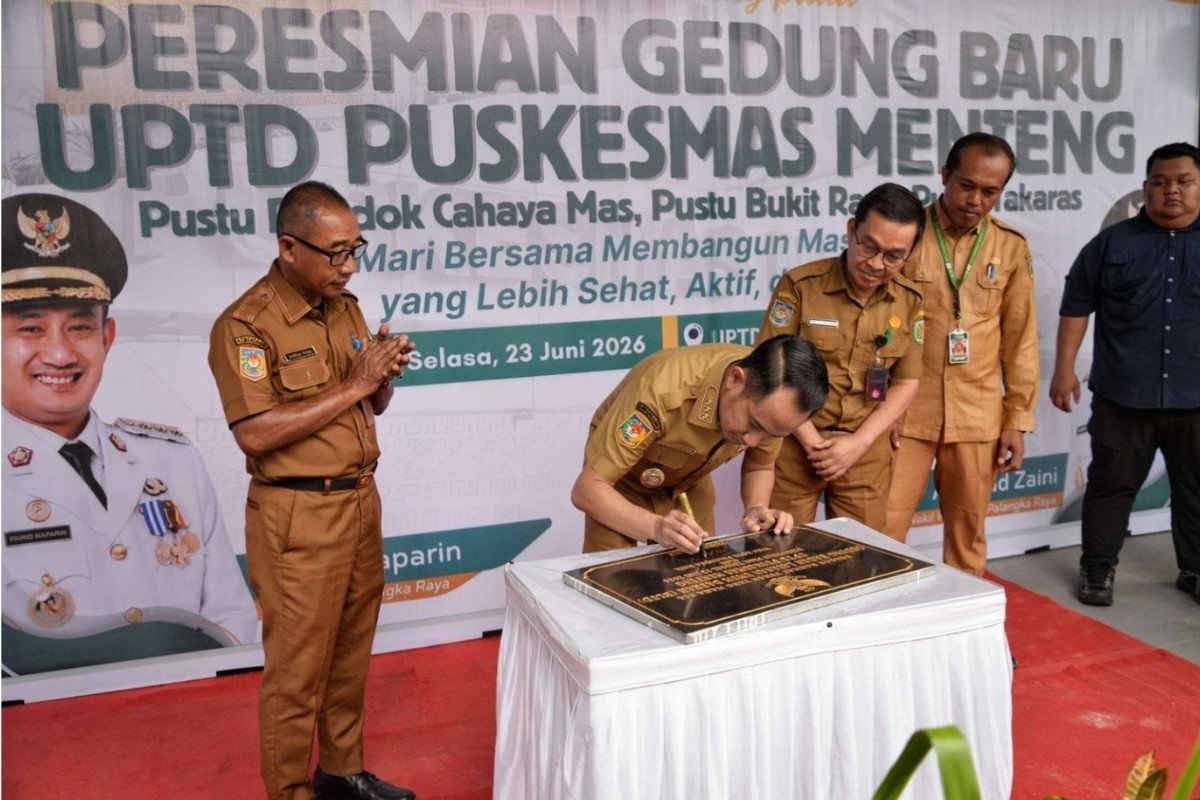 peresmian gedung baru puskesmas menteng |