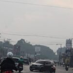 kabut asap di kota palangka raya 28 juli |