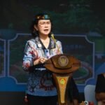laporan sekda Linae saat pembangunan huma betang |