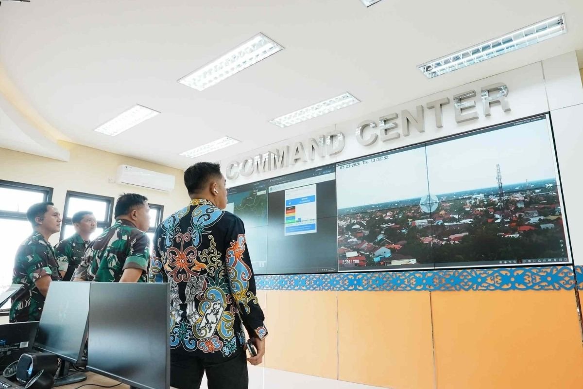 pantau Karhutla kalteng lewat cctv |