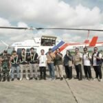 satgas karhutla kalteng foto dengan armada pesawat |