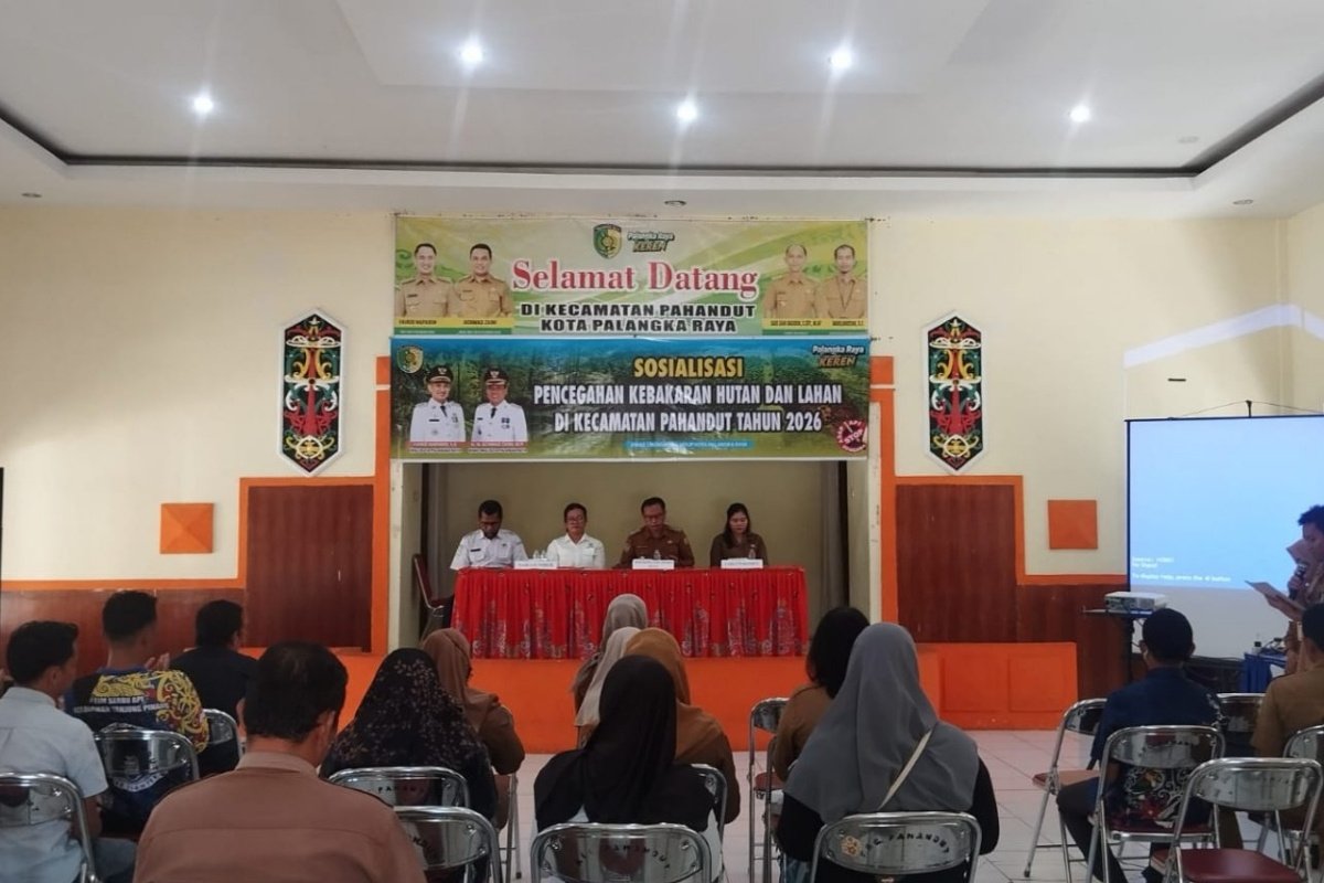 sosialisasi pencagahan kebakaran hutan dan lahan di palangka raya |