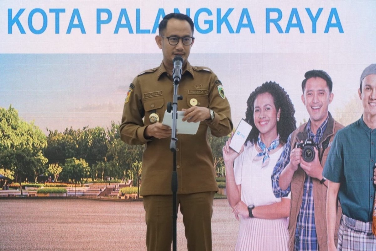 wali kota palangka raya sambutan saat santunan untuk damkar |