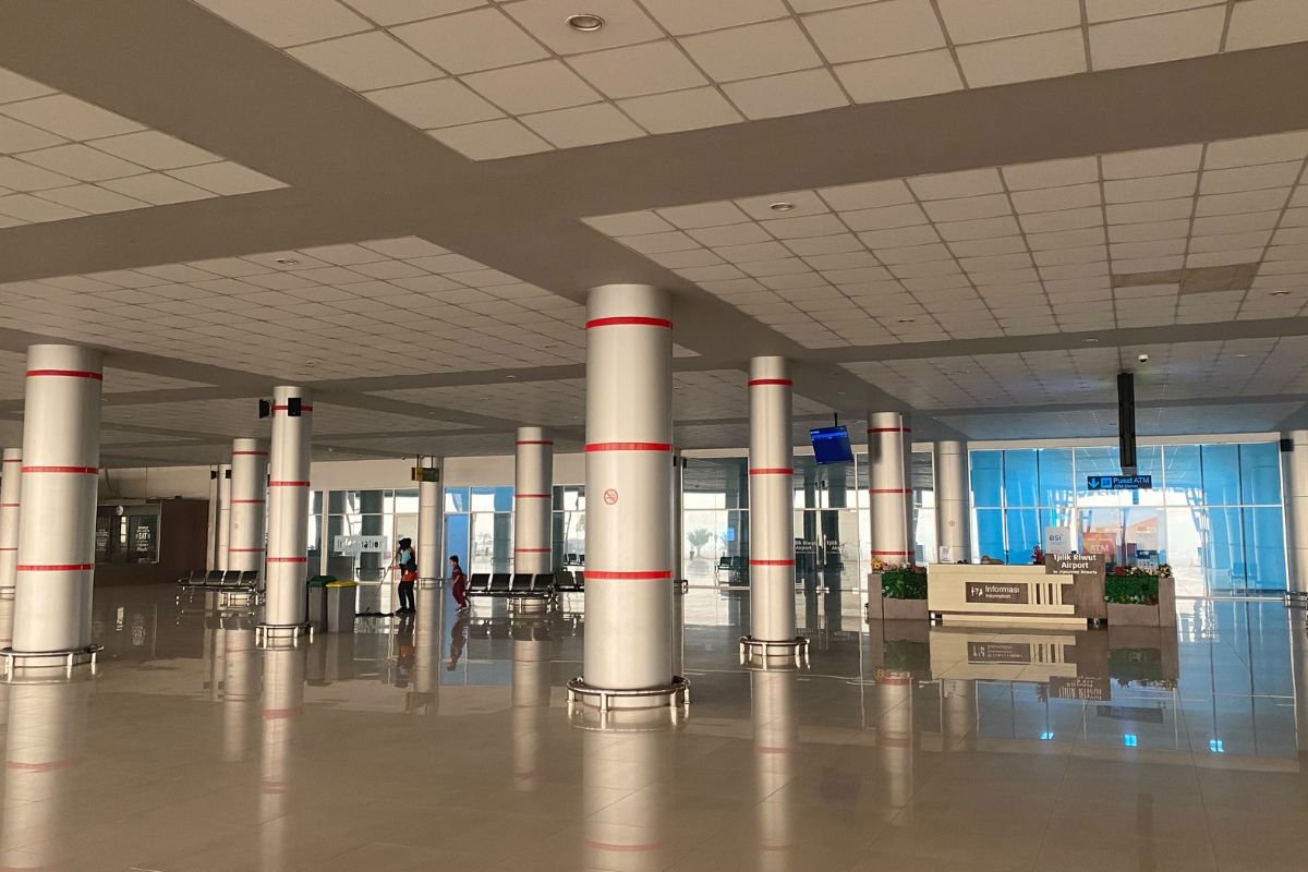 bandara tjilik riwut palangka raya saat kabut asap |