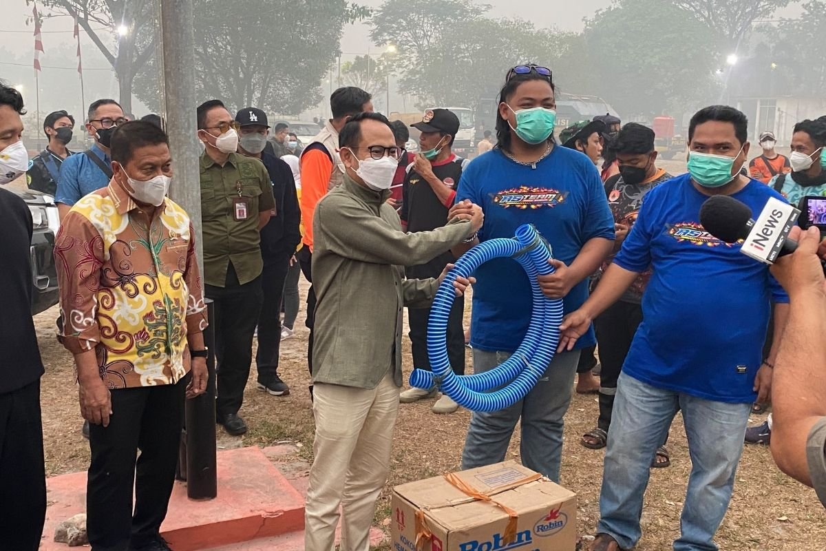 fairid naparin siapkan anggaran pribadi untuk relawan karhutla |