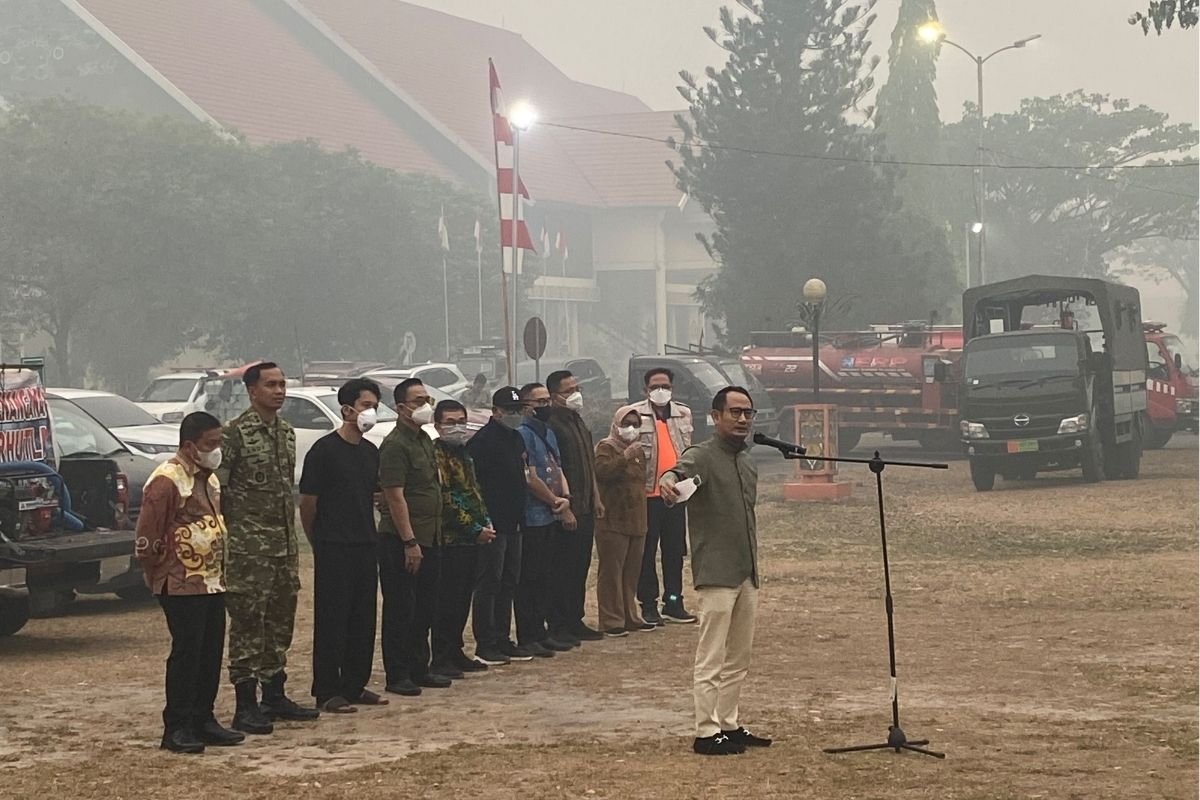 fairid naparin tetap perhatikan relawan karhutla |