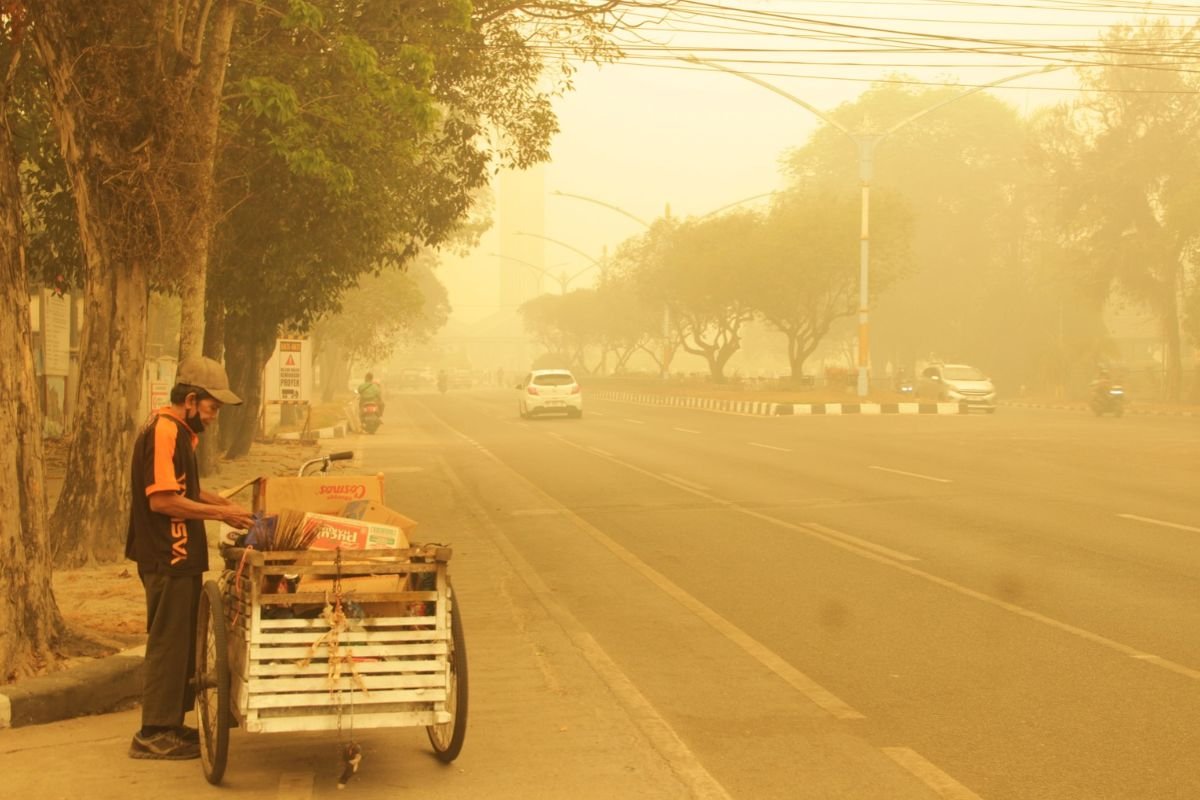 kabut asap kota palangka raya 23 oktober 2026 |