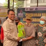 pemko palangka raya bagi beras terdampak karhutla |