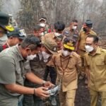 wali kota palangka raya dan gubernur kalteng bersama menhut raja juli |